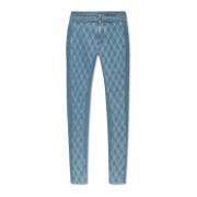 Balmain Jeans med bälte Blue, Dam