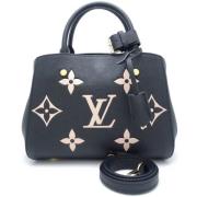 Louis Vuitton Vintage Pre-owned Tyg louis-vuitton-vskor Black, Dam