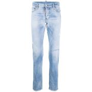 Dsquared2 Slim Fit Jeans Bomull Elastan Italien Blue, Herr