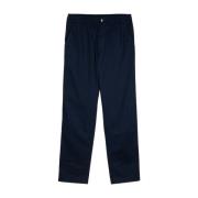 Maison Kitsuné Bomull Straight Cut Casual Byxor Blue, Herr