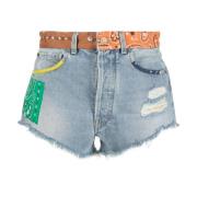 Alanui Shorts Blue, Dam