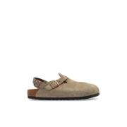 Birkenstock Skor Tokio II Mocka Beige, Dam