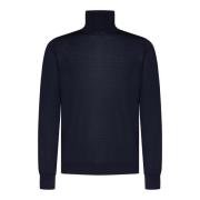 Piacenza 1733 Stiliga Sweaters i Vit/Blå Blue, Herr