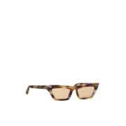 g.o.d. Eyewear Stiliga solglasögon i vitt/blått Multicolor, Dam