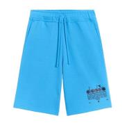 Diadora Bermuda Shorts för Män Blue, Herr