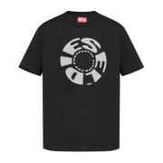 Diesel T-shirt T-Adjust-K9 Black, Herr