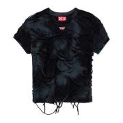 Diesel Top T-Uncutie-Long-P1 Black, Dam