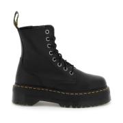 Dr. Martens Kornad Pisa Läder Combat Boots Black, Dam