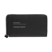 Givenchy Logoed Black Leather Wallet Black, Dam