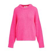 Essentiel Antwerp Oversized Stickad Tröja Pink, Dam