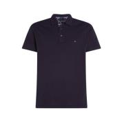 Tommy Hilfiger Check Placket Polo Desert Sky Blue, Herr