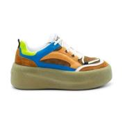 Vic Matié Stilren Sneaker i Brun/Blå/Orange Multicolor, Dam