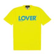 Dsquared2 Gul Bomull T-shirt Ss22 Yellow, Herr