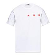 Comme des Garçons Play T-shirt med tryck White, Herr