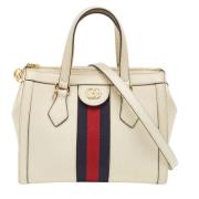 Gucci Vintage Pre-owned Laeder totevskor Beige, Dam