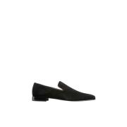 Christian Louboutin Loafer i svart mocka Black, Herr