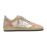 Golden Goose Sportskor Ball Star Double Quarter Pink, Dam