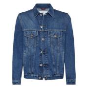 Brunello Cucinelli Denimjacka Blue, Herr