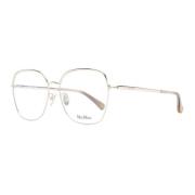 Max Mara Guld Square Optiska Ramar Yellow, Dam