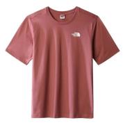 The North Face Avslappnad enkel Dome T-shirt Pink, Dam