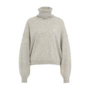 Crush Grå Stickat Aw24 Gray, Dam