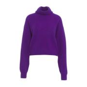 Crush Lila Stickat Aw24 Purple, Dam