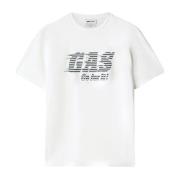 GAS Kortärmad T-shirt White, Herr