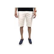 Alviero Martini 1a Classe Bermuda Shorts White, Herr