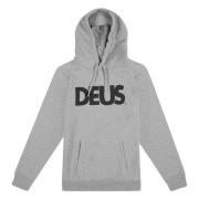 Deus Ex Machina All Caps Hoodie Gray, Herr