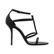 Saint Laurent ‘Cassandra’ klack sandaler Black, Dam