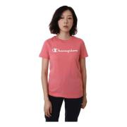 Champion T-shirt Pink, Dam