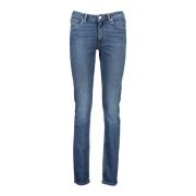 Gant Slim-Fit Faded Jeans Blue, Dam