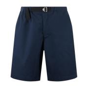 Kenzo Blå Bomullsshorts Ss22 Elastisk Midja Blue, Herr