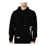 Moschino Hoodie med huva Black, Herr