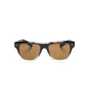 Oliver Peoples Vintage-inspirerade solglasögon Brown, Unisex