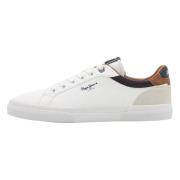 Pepe Jeans Kenton Court Sneakers White, Herr