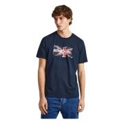 Pepe Jeans Clag T-shirt Blue, Herr