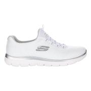 Skechers Mode Sneakers Vit Silver Kvinnor White, Dam