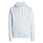 Tommy Hilfiger Reg Solid Hoodie Blue, Herr