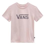 Vans Drop V Cheetah Ss Crew Tee T-shirt Pink, Dam