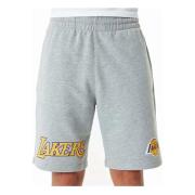 New Era Nba Team Logo Shorts Gray, Herr