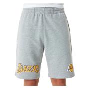 New Era NBA Team Logo Los Angeles Lakers Shorts Gray, Herr