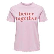 Only T-shirt Pink, Dam