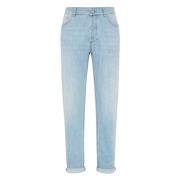 Brunello Cucinelli Denim Byxor Blue, Herr