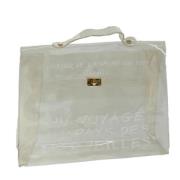 Hermès Vintage Pre-owned Vinyl handvskor White, Dam