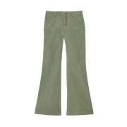 Ines De La Fressange Paris Charlotte Pants Green, Dam