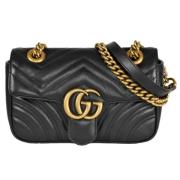 Gucci Vintage Pre-owned Laeder gucci-vskor Black, Dam