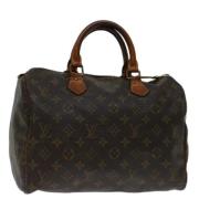 Louis Vuitton Vintage Pre-owned Canvas handvskor Brown, Dam