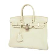 Hermès Vintage Pre-owned Tyg handvskor Beige, Dam