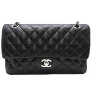 Chanel Vintage Pre-owned Laeder axelremsvskor Black, Dam